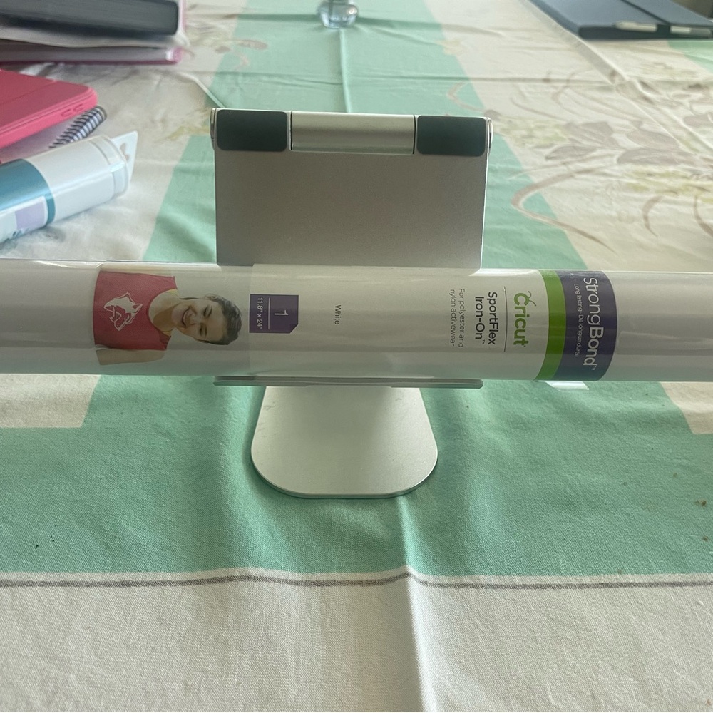 Cricut SportFlex Iron-On in White and Green